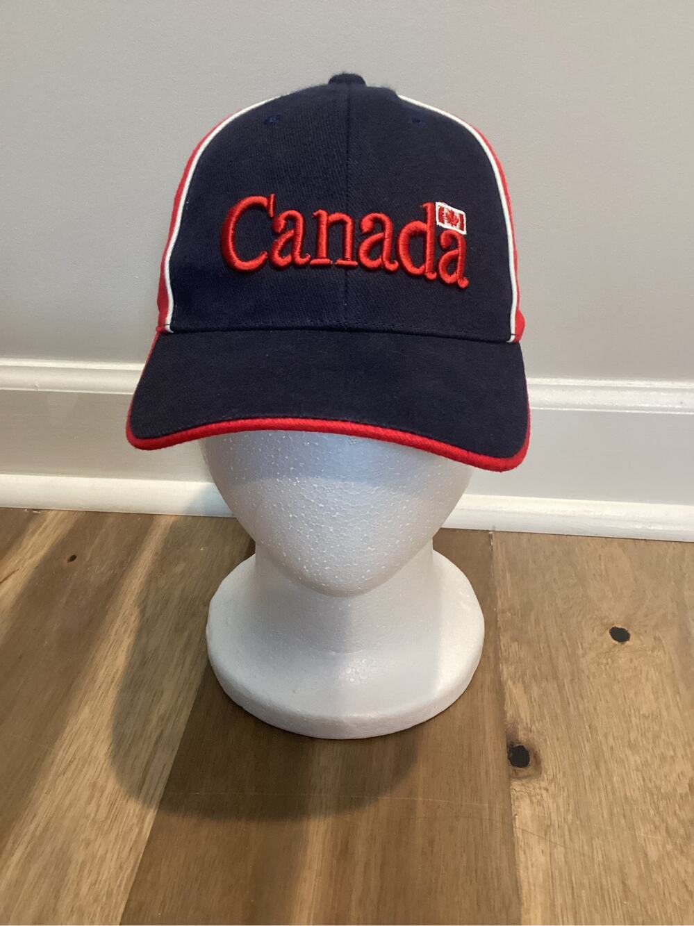Canada Maple Leaf Hat • Adjustable Velcro Back • 100% Cotton